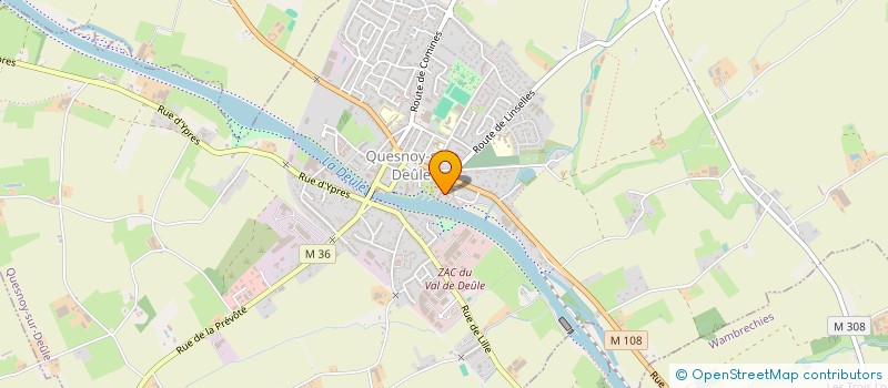 localisation de l'entreprise SCI ALI à QUESNOY-SUR-DEULE