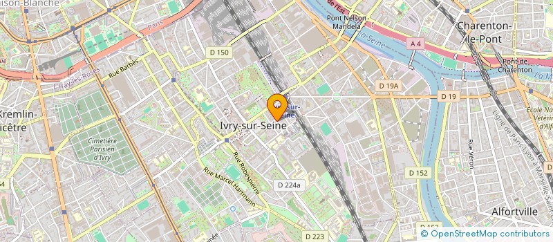 localisation de l'entreprise SCI ALI-IMMOBILIER à IVRY-SUR-SEINE