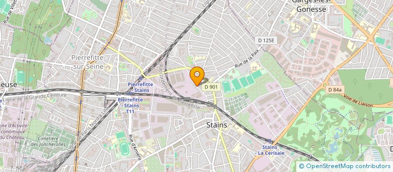 localisation de l'entreprise SCI ALIA.IMMO à STAINS