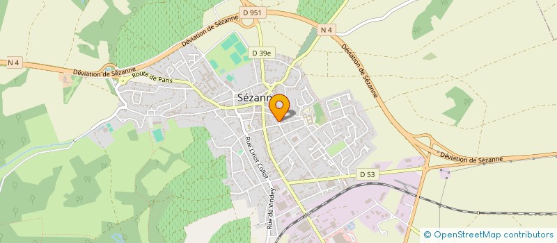 localisation de l'entreprise SCI ALIAC à SEZANNE