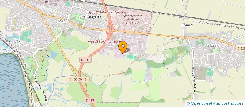 localisation de l'entreprise SCI ALIAMAT  AYTRE