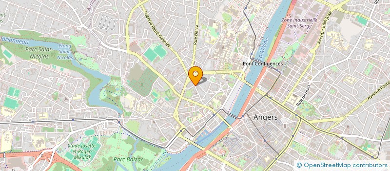 localisation de l'entreprise SCI ALIANCE à ANGERS