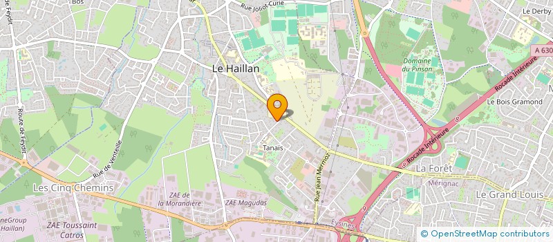 localisation de l'entreprise SCI ALIAS  LE HAILLAN