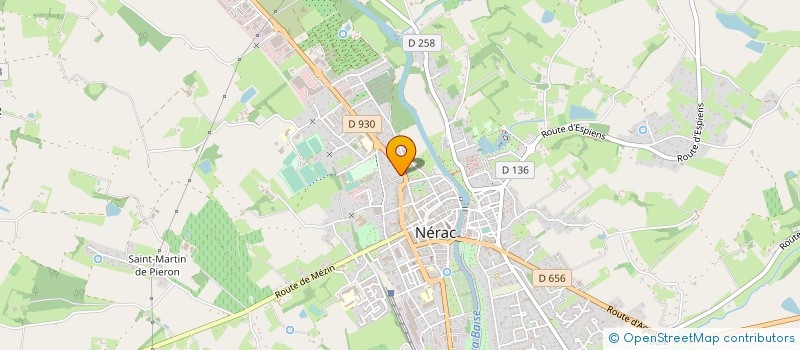 localisation de l'entreprise SCI ALIAS AND CO  NERAC