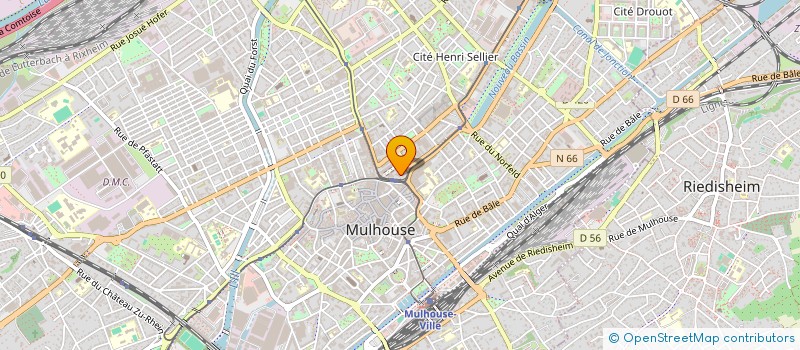 localisation de l'entreprise SCI ALIAS BC  MULHOUSE