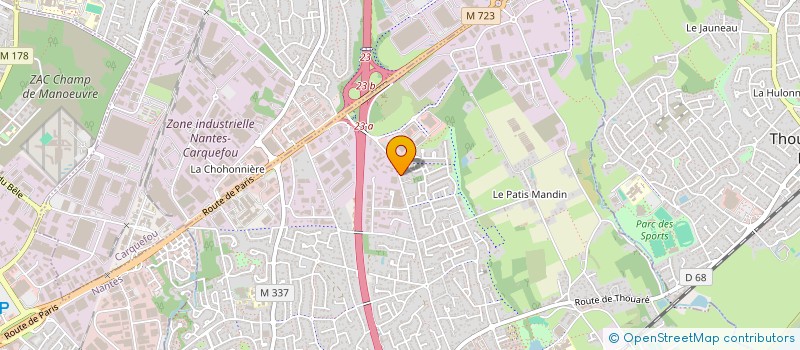 localisation de l'entreprise SCI ALIAS CHARDIN  SAINTE-LUCE-SUR-LOIRE