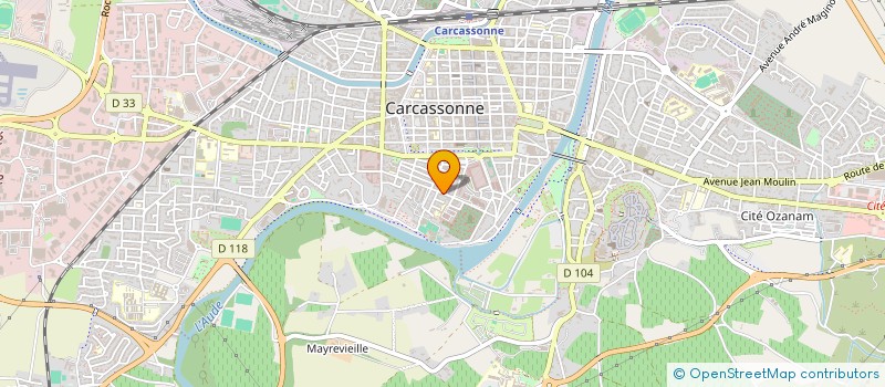 localisation de l'entreprise SCI ALIBERT INVEST à CARCASSONNE