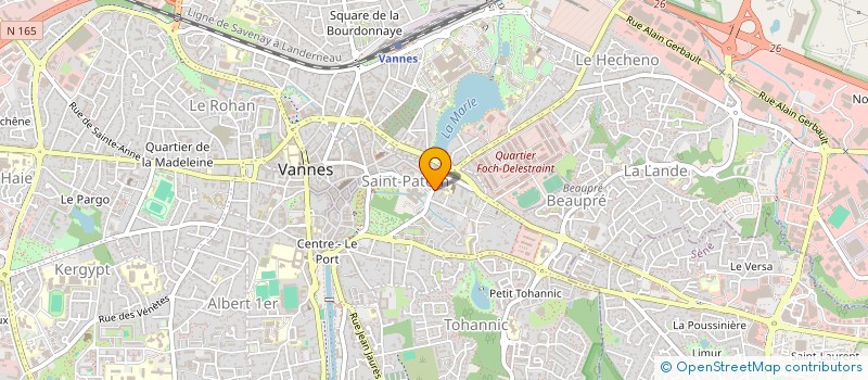 localisation de l'entreprise SCI ALIBIBI à VANNES