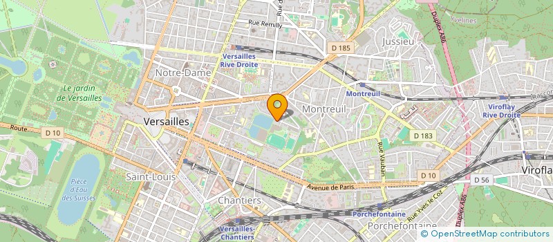 localisation de l'entreprise SCI ALICA à VERSAILLES