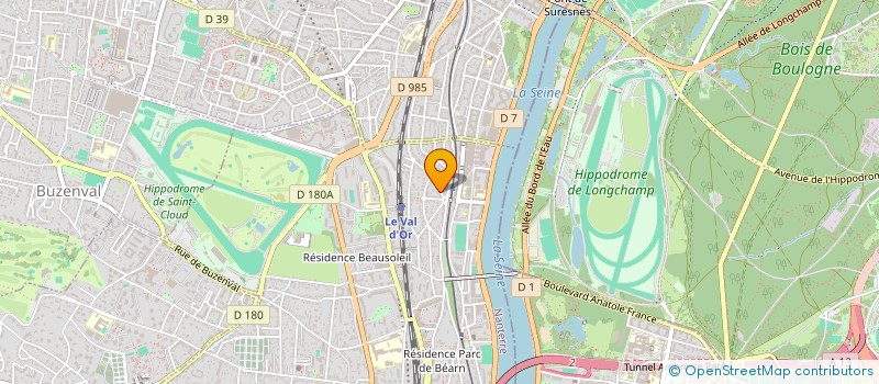 localisation de l'entreprise SCI ALICAM à SAINT-CLOUD