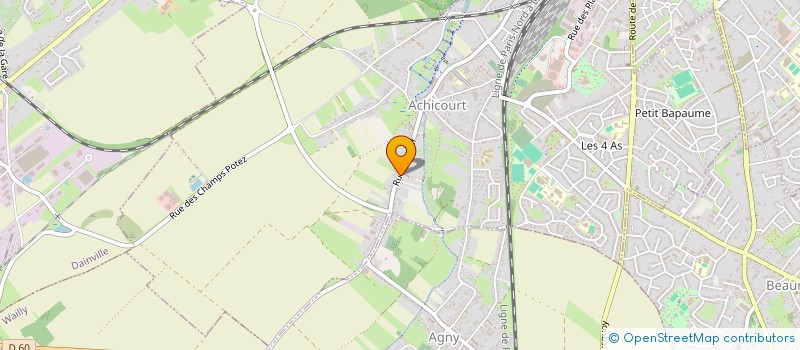 localisation de l'entreprise SCI ALICAN  ACHICOURT