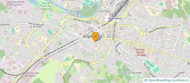 localisation de l'entreprise SCI ALICANTE à ANGOULEME