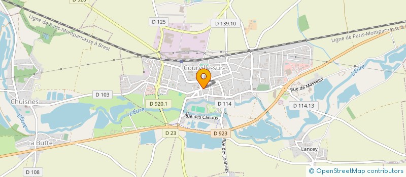 localisation de l'entreprise SCI ALICE à COURVILLE-SUR-EURE