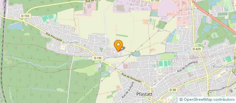 localisation de l'entreprise SCI ALICE  RICHWILLER