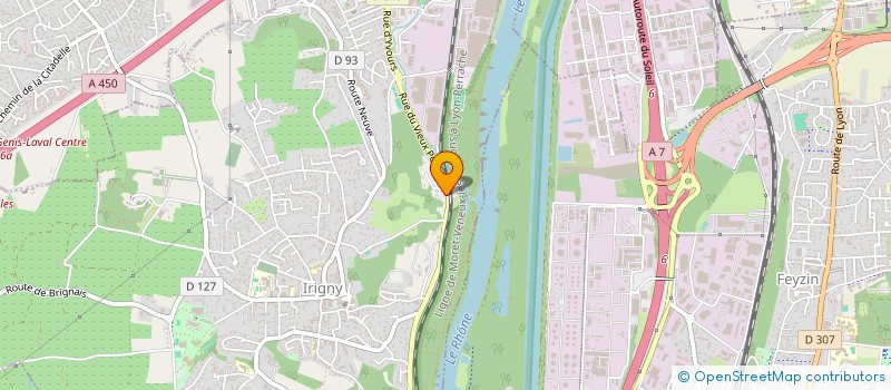 localisation de l'entreprise SCI ALICE  IRIGNY