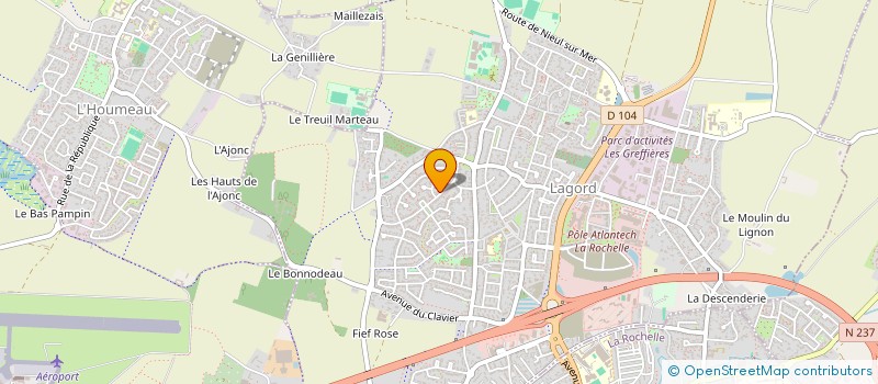 localisation de l'entreprise SCI ALICE  LAGORD