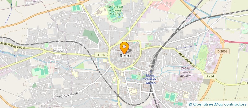 localisation de l'entreprise SCI ALICE  RIOM