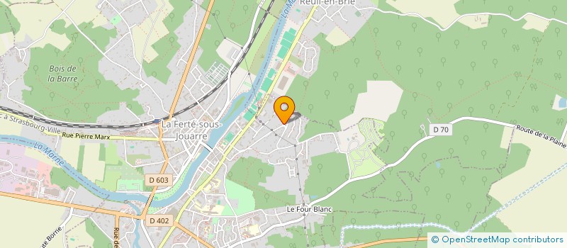 localisation de l'entreprise SCI ALICE à LA FERTE-SOUS-JOUARRE