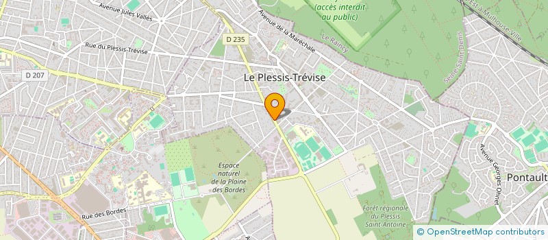 localisation de l'entreprise SCI ALICE  LE PLESSIS-TREVISE