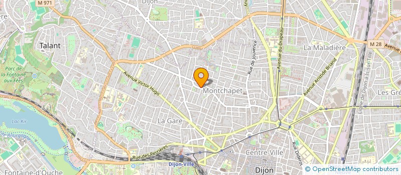 localisation de l'entreprise SCI ALICE à DIJON
