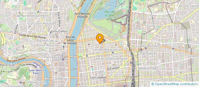 localisation de l'entreprise SCI ALICE  LYON