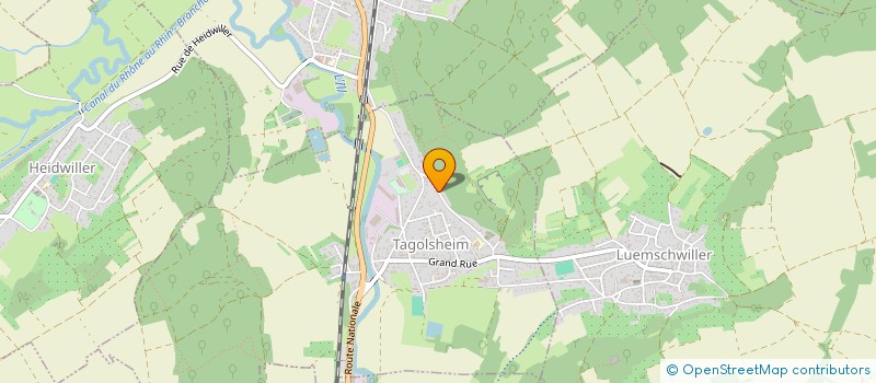 localisation de l'entreprise SCI ALICE  FRNINGEN