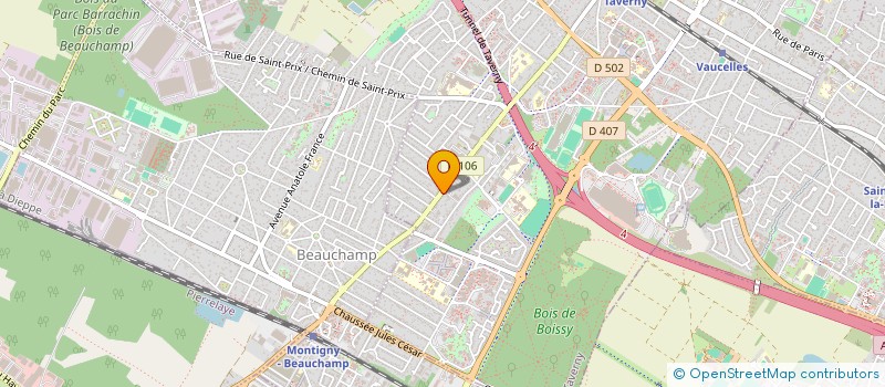 localisation de l'entreprise SCI  ALICE ENZO  INVEST  TAVERNY