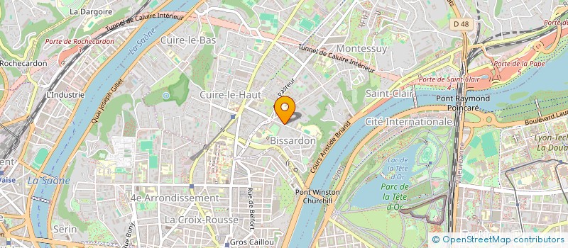 localisation de l'entreprise SCI ALICE ET CHARLES  CALUIRE-ET-CUIRE