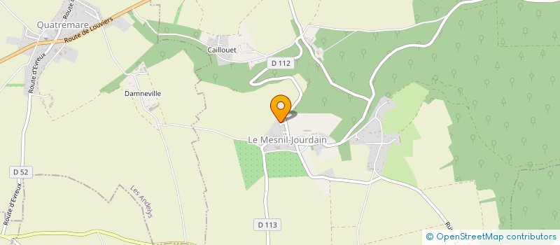 localisation de l'entreprise SCI ALICEDA  LE MESNIL-JOURDAIN