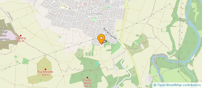 localisation de l'entreprise SCI ALICEV  LEMPDES