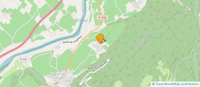 localisation de l'entreprise SCI ALICIA  COGNIN-LES-GORGES