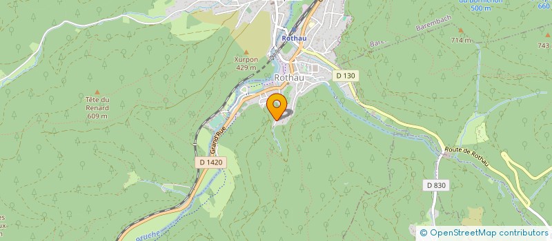 localisation de l'entreprise SCI ALICIA  ROTHAU