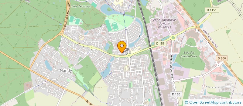 localisation de l'entreprise SCI ALICIA AZEM  SAVIGNY-LE-TEMPLE