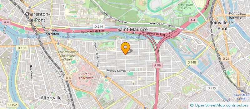 localisation de l'entreprise SCI ALICOM à MAISONS-ALFORT