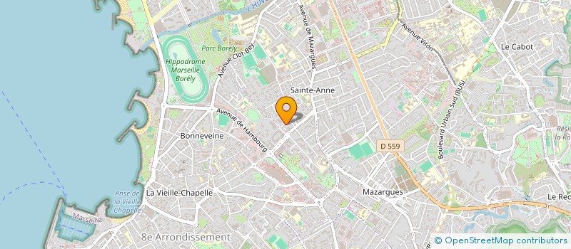 localisation de l'entreprise SCI ALICYVES à MARSEILLE 8EME