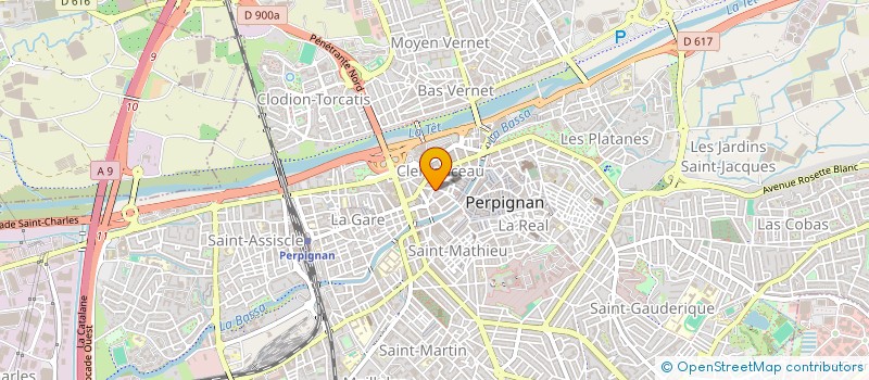 localisation de l'entreprise SCI ALIDA  PERPIGNAN