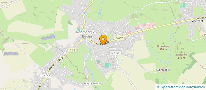 localisation de l'entreprise SCI ALIDOM  RAHLING