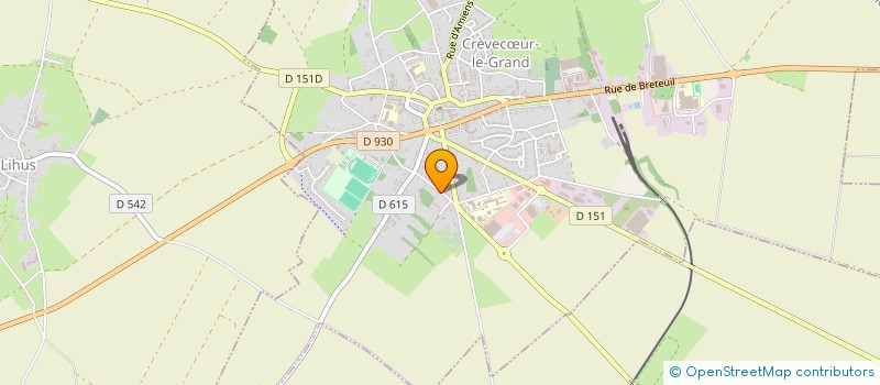 localisation de l'entreprise SCI ALIDOR  CREVECUR-LE-GRAND