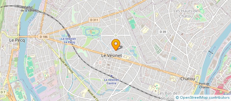 localisation de l'entreprise SCI ALIDOR PARIS  LE VESINET
