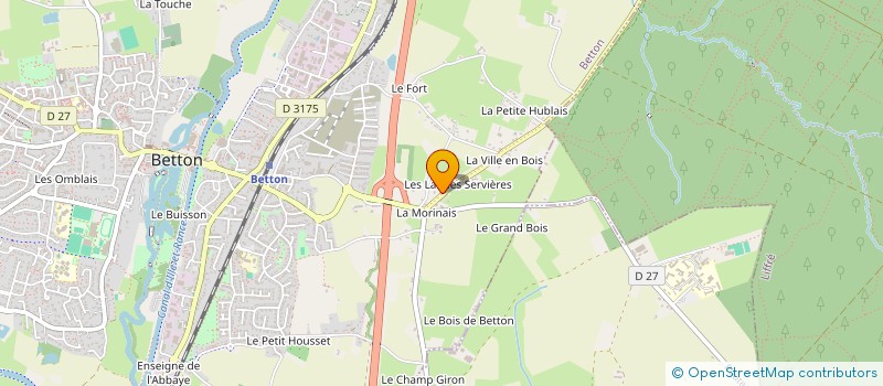 localisation de l'entreprise SCI ALIEN-BREIZ  BETTON