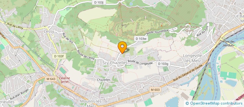 localisation de l'entreprise SCI ALIENOR  SCY-CHAZELLES