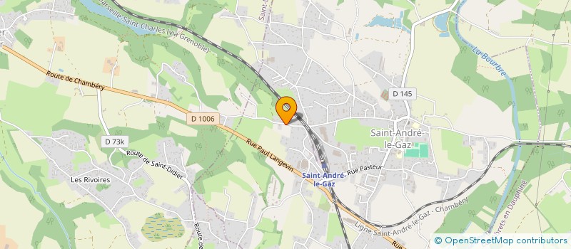 localisation de l'entreprise SCI ALIENOR  LES ABRETS-EN-DAUPHINE