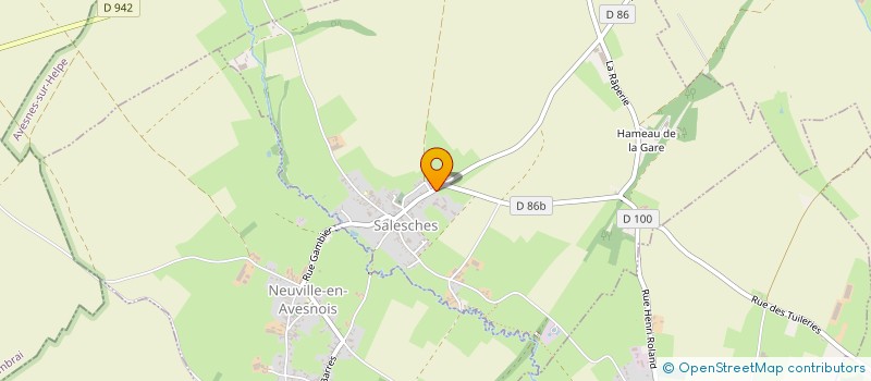 localisation de l'entreprise SCI ALIENORE D AQUITAINE  SALESCHES