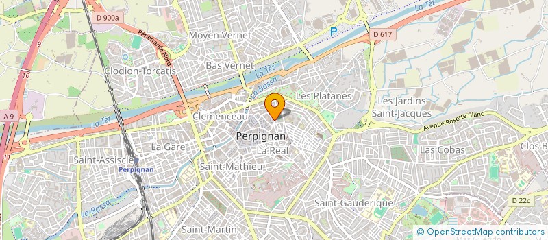 localisation de l'entreprise SCI ALIET à PERPIGNAN