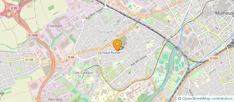 localisation de l'entreprise SCI ALIJI  MULHOUSE