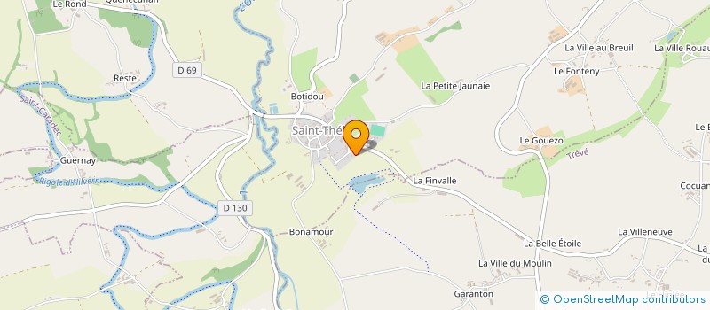 localisation de l'entreprise SCI ALIMACEN  SAINT-THELO