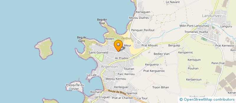 localisation de l'entreprise SCI ALIMAR  LANDUNVEZ