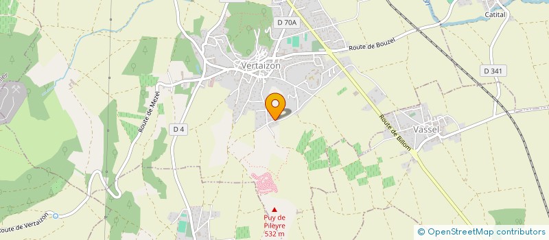 localisation de l'entreprise SCI ALIMMO  VERTAIZON