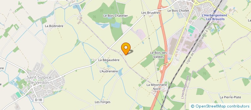 localisation de l'entreprise SCI ALIMON  L'HERBERGEMENT