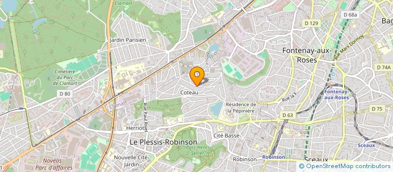 localisation de l'entreprise SCI ALIN à LE PLESSIS-ROBINSON